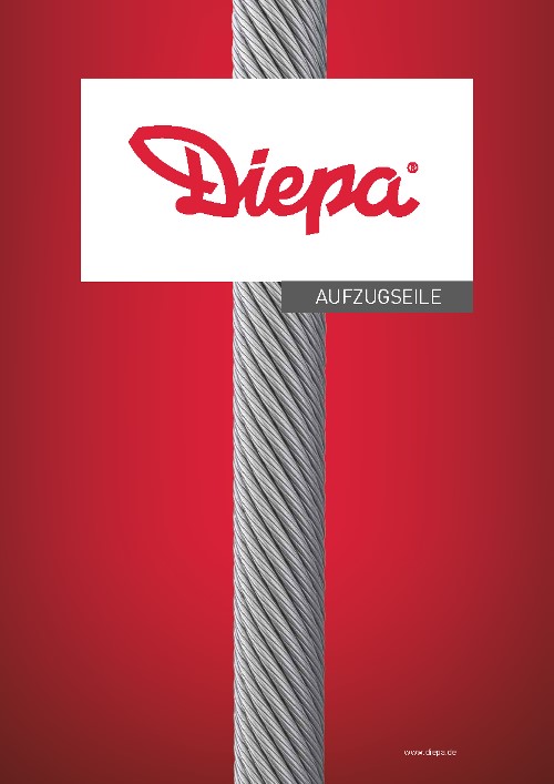 DIEPA Elevator Rope - Catalogue german 2017